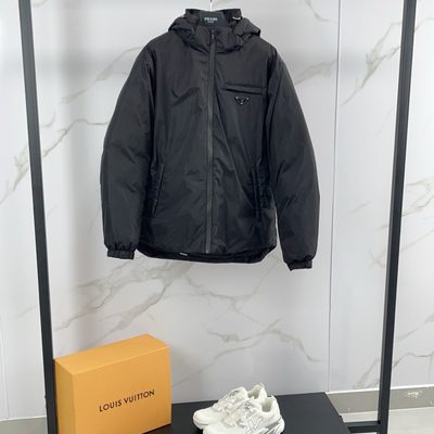 Prada Re-Nylon Padded Hooded Jacket — 3