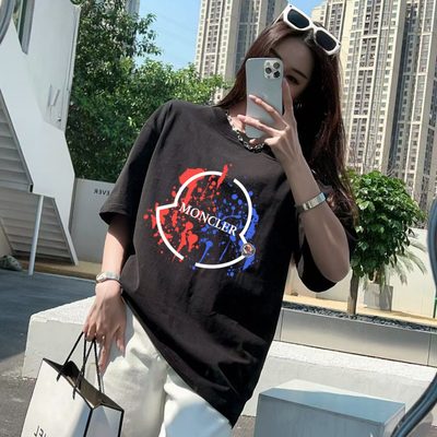 Moncler cotton round neck t-shirt — 8