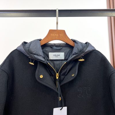 Moncler Reposse 3-in-1 Wool & Cashmere Short Down Jacket, which includes a detachable hooded quilted — 5