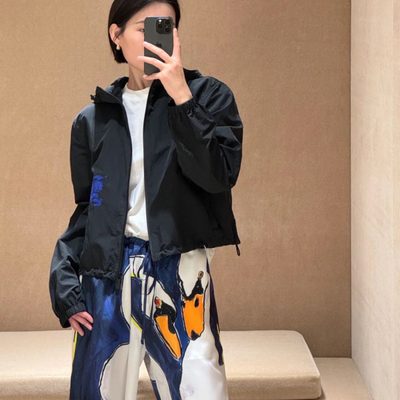 Burberry Cropped Nylon Hooded Jacket — 3