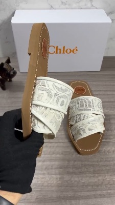 Chloé Woody lace flat mule sandals — 5