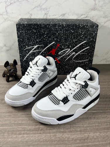 Nike Air Jordan 4 Retro sneakers in the "Military Black" — 3
