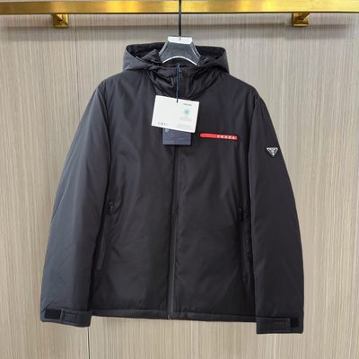 Prada Linea Rossa light polyester padded jacket