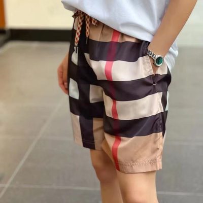 Burberry Archive Beige Check swim shorts — 4