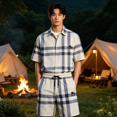 Burberry check swim shorts — 4