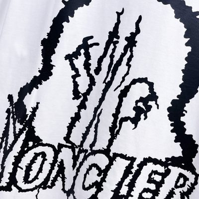 Moncler white spray-printed t-shirt — 9