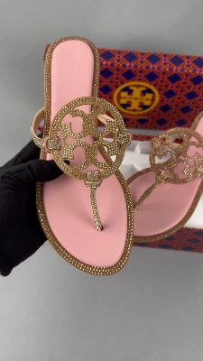 Tory Burch Miller Knotted Pave sandals — 6