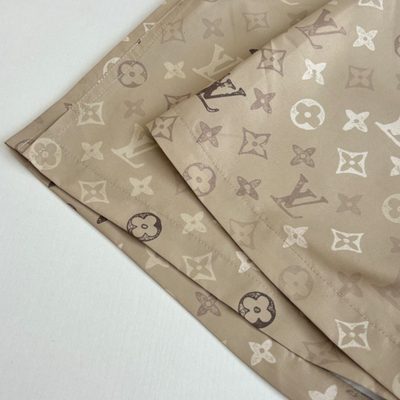 Louis Vuitton beige Monogram swim shorts — 8