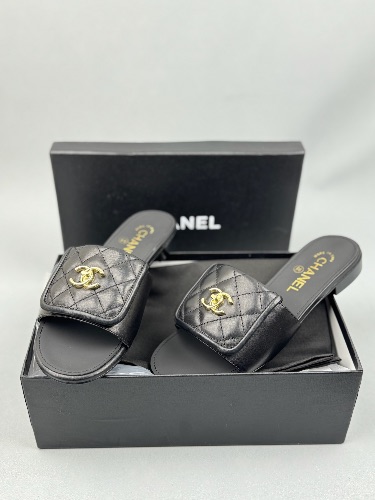 Chanel slide sandals