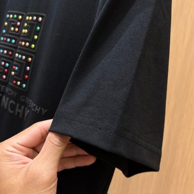 Givenchy stud-embellished logo cotton T-shirt — 5