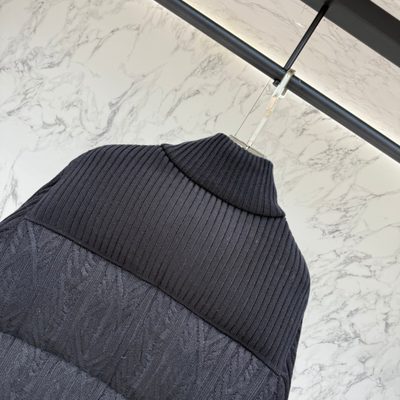 Moncler cable-knit down jacket — 9