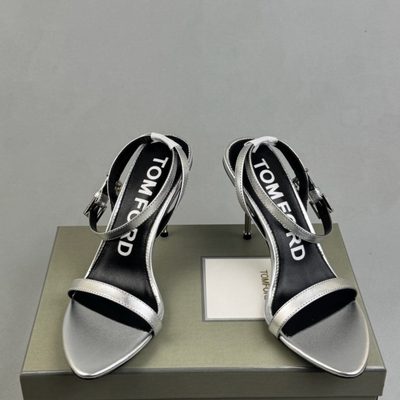 TOM FORD Padlock pointy sandals — 4