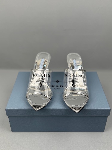 Prada Plexiglas 75mm Pointy High Heels — 3