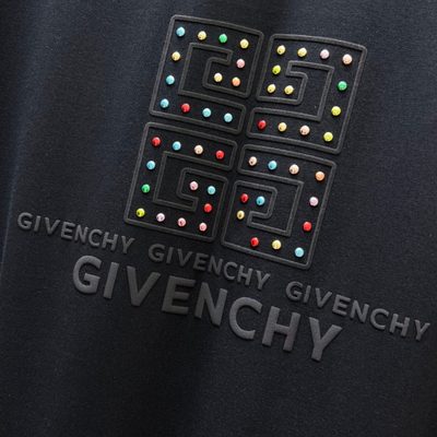 Givenchy stud-embellished logo cotton T-shirt — 6