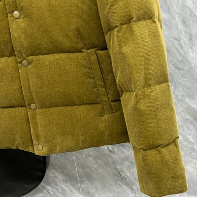 Prada Cotton Corduroy Down Puffer Jacket — 7
