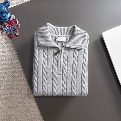 Burberry long-sleeved knit sweater — 8