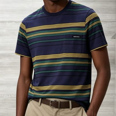Miu Miu striped pocket t-shirt — 4