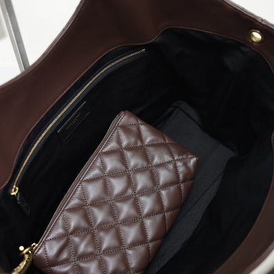 Saint Laurent Icare Medium Quilted Leather Tote — 6