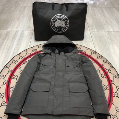Canada Goose men's hooded parka with four