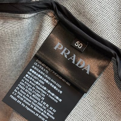 Prada technical fabric zip-up jacket and matching trousers set — 7