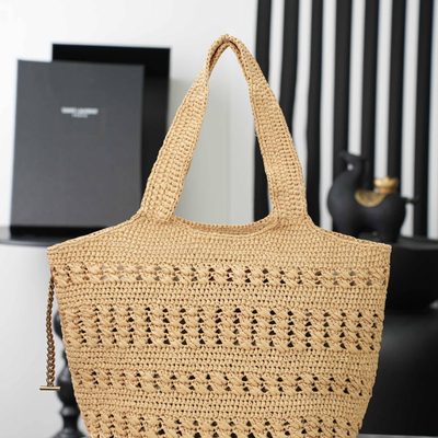 Saint Laurent Icare Medium in Raffia — 3