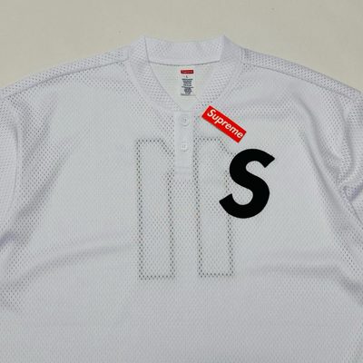 Supreme S Logo Baseball Henley — 5