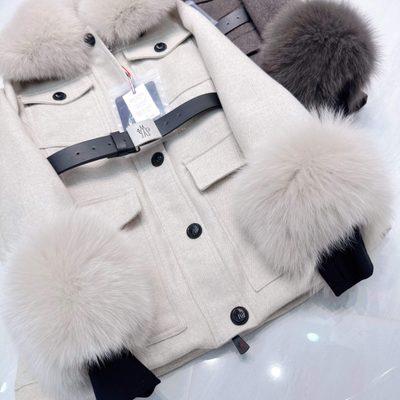 Moncler Grenoble Devez Shearling-Trimmed Field Jacket — 9