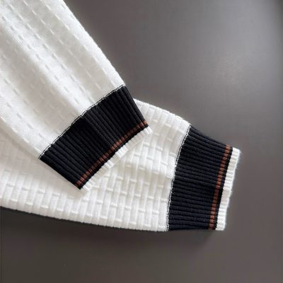 Prada long-sleeve knit polo sweater — 3