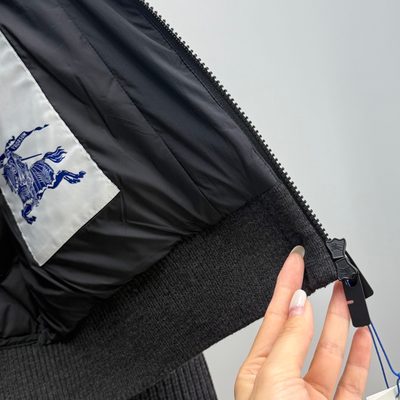 Burberry quilted zip-up jacket — 7