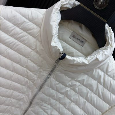 Moncler Padded Wool Zip-Up Cardigan — 6