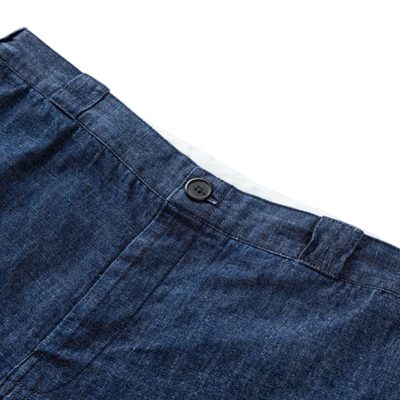 Prada men's blue cotton bermuda shorts — 3