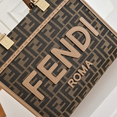 Fendi Small Sunshine Tote Bag (T) — 5