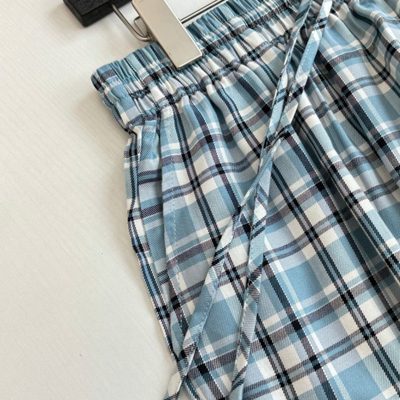 Acne Studios checkered flannel shorts — 4