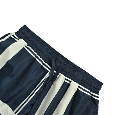 Burberry blue and white checkered swim shorts — 4