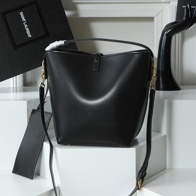 Saint Laurent Le 37 Small Leather Bucket Bag — 3