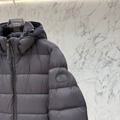 Burberry Hooded Short Down Jacket — 3