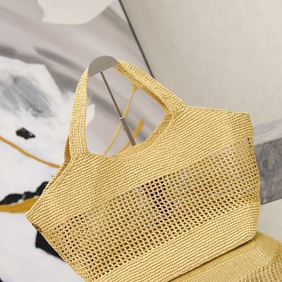 Saint Laurent Icare Maxi Shopping Bag in Natural Raffia — 6