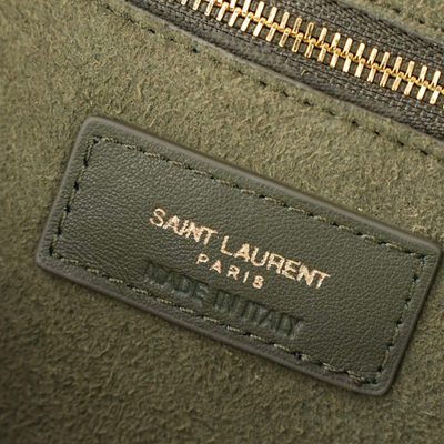 Saint Laurent Niki Logo Plaque Satchel Bag — 11