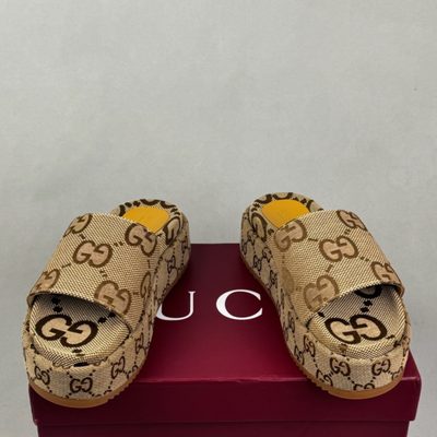 Gucci Angelina platform slides — 4