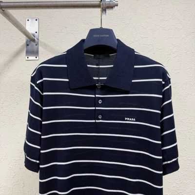Prada short-sleeved cotton polo shirt — 3