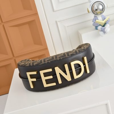 Fendi Fendigraphy Shoulder Bag (T) — 5