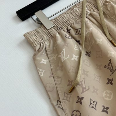 Louis Vuitton beige Monogram swim shorts — 5