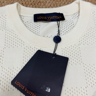 Louis Vuitton Pointelle Signature Short-Sleeved Crewneck — 10