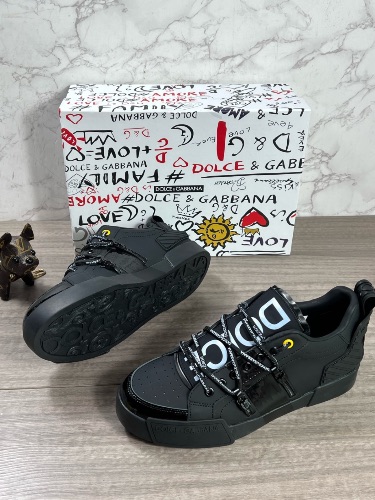 Dolce & Gabbana Portofino patent leather sneakers — 4