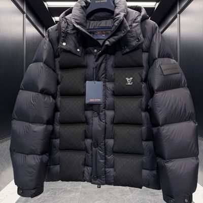 Louis Vuitton Monogram Down Blouson in black — 6