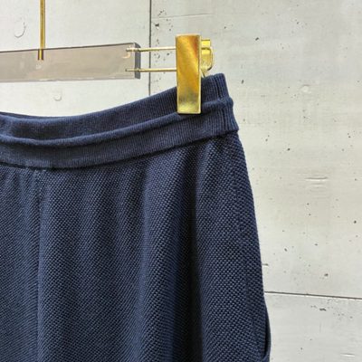 Zegna Men's Navy Blue Striped Knit T-Shirt and Shorts — 6