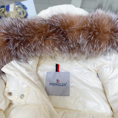 Moncler Enfant Fur-Trim Padded Jacket — 7