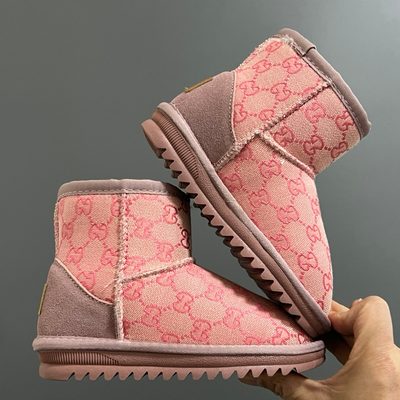 Gucci GG Monogram mini boots — 9