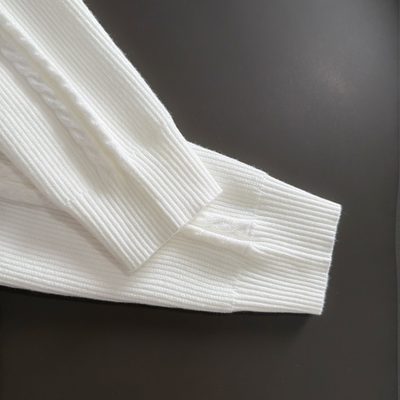 Burberry long-sleeved cable-knit polo sweater — 3
