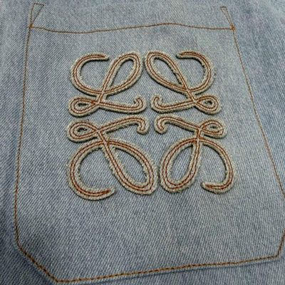 Loewe x Paula's Ibiza washed denim shirt — 9